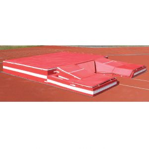 Área de queda (colchão) para salto com vara IAAF Pista e Campo