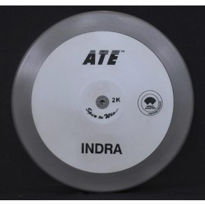 Disco de atletismo de aço inox e ABS 1,00kg 85% avançado ATE Indra - Certificado WA-IAAF