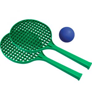 INOOMP Raquete de tênis infantil com bolas de raquete de praia jogo de  tênis infantil para crianças esportes ao ar livre e internos