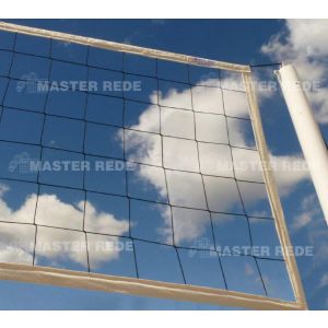 Rede de voleibol para recreação 1,5mm seda 4 faixas sintéticas Master